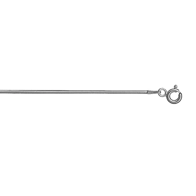 Collier maille tube rond – Argent 925 rhodié | Azuline