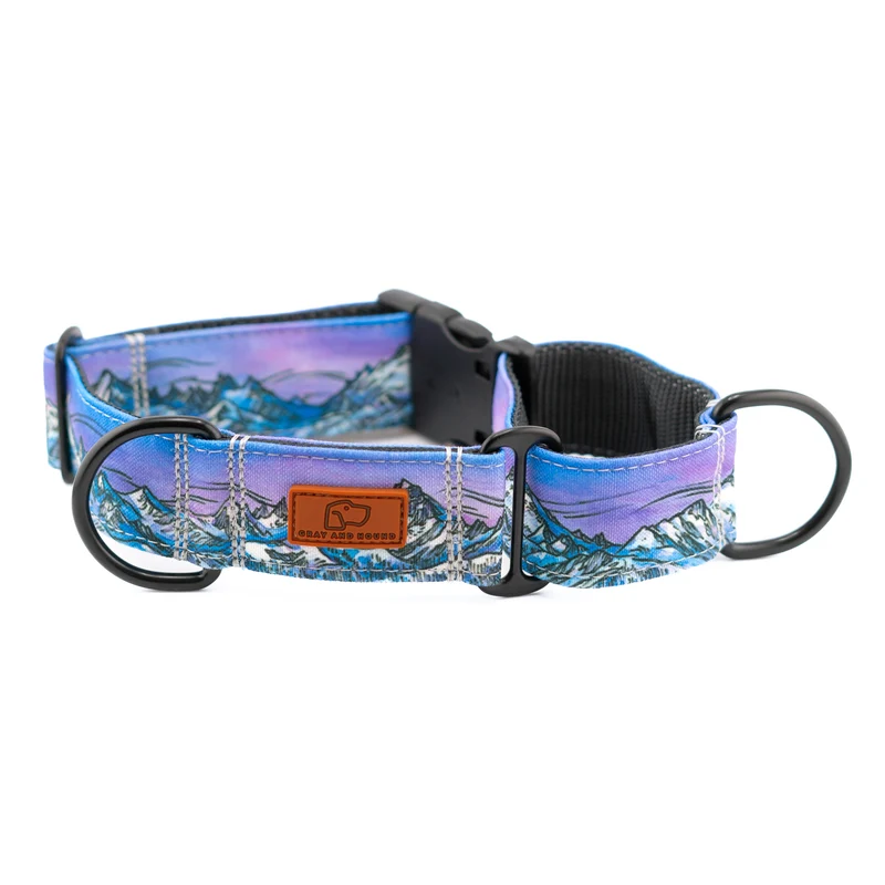 Cascades Buckle-On Martingale Dog Collar [choose color]