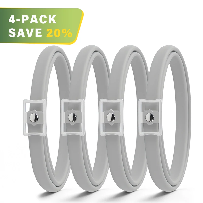 DEWEL-Luminous Flea & Tick Collar –Adjustable 63.5cm for Medium & Large Dogs, Night Safety – 8-Month Protection