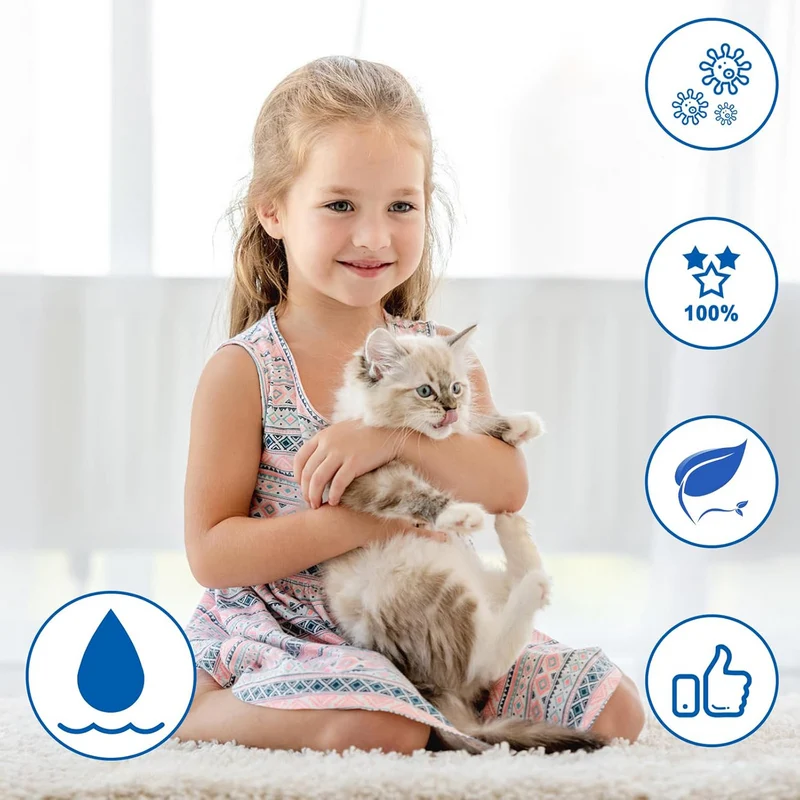 DEWEL-Basis Floh- & Zeckenhalsband für Katzen & kleine Hunde – Verstellbar 34,5 cm, Ideal für tägliche Stadtspaziergänge – 8 Monate Schutz