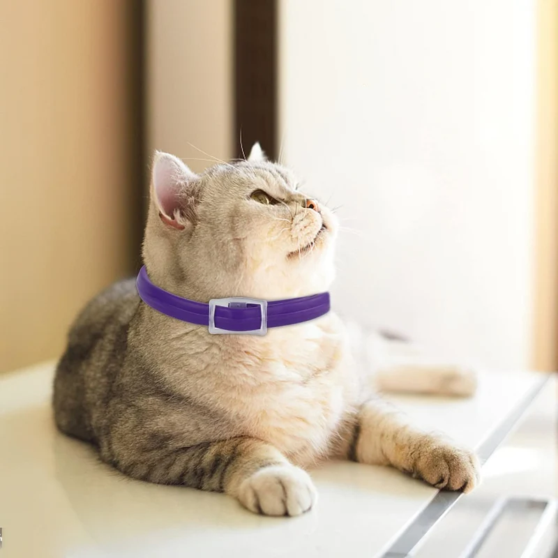 DEWEL-Outdoor Plus Flea & Tick Collar-Adjustable 34.5cm for Cats&Small Dogs, Forest Adventures– 8-Month Protection