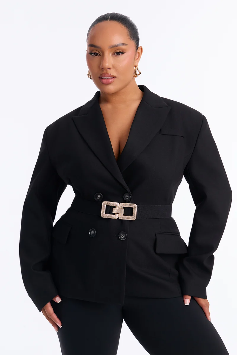 Show Me Off Elastic Belt - Black