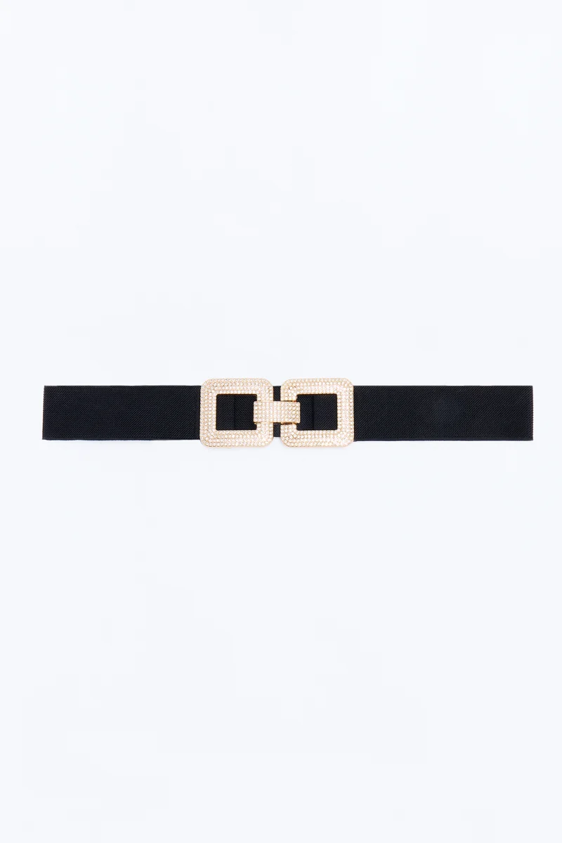 Show Me Off Elastic Belt - Black