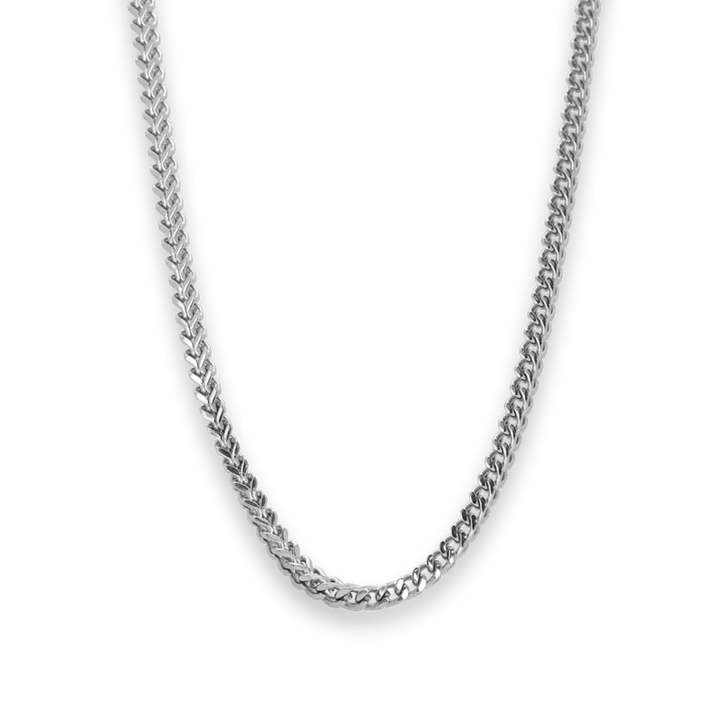 Collier Homme Acier Poli MAJOR 4 mm – Rochet