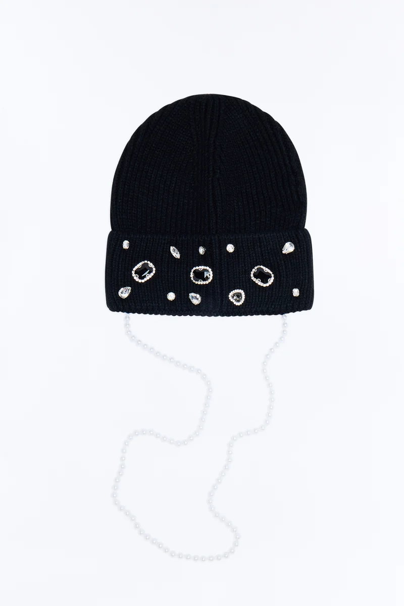 Frosty Glow Beanie - Black