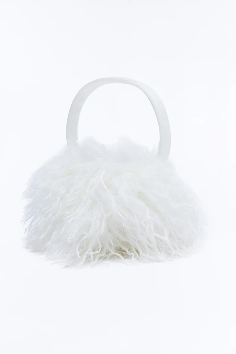 Polar Plush Earmuffs - Ivory