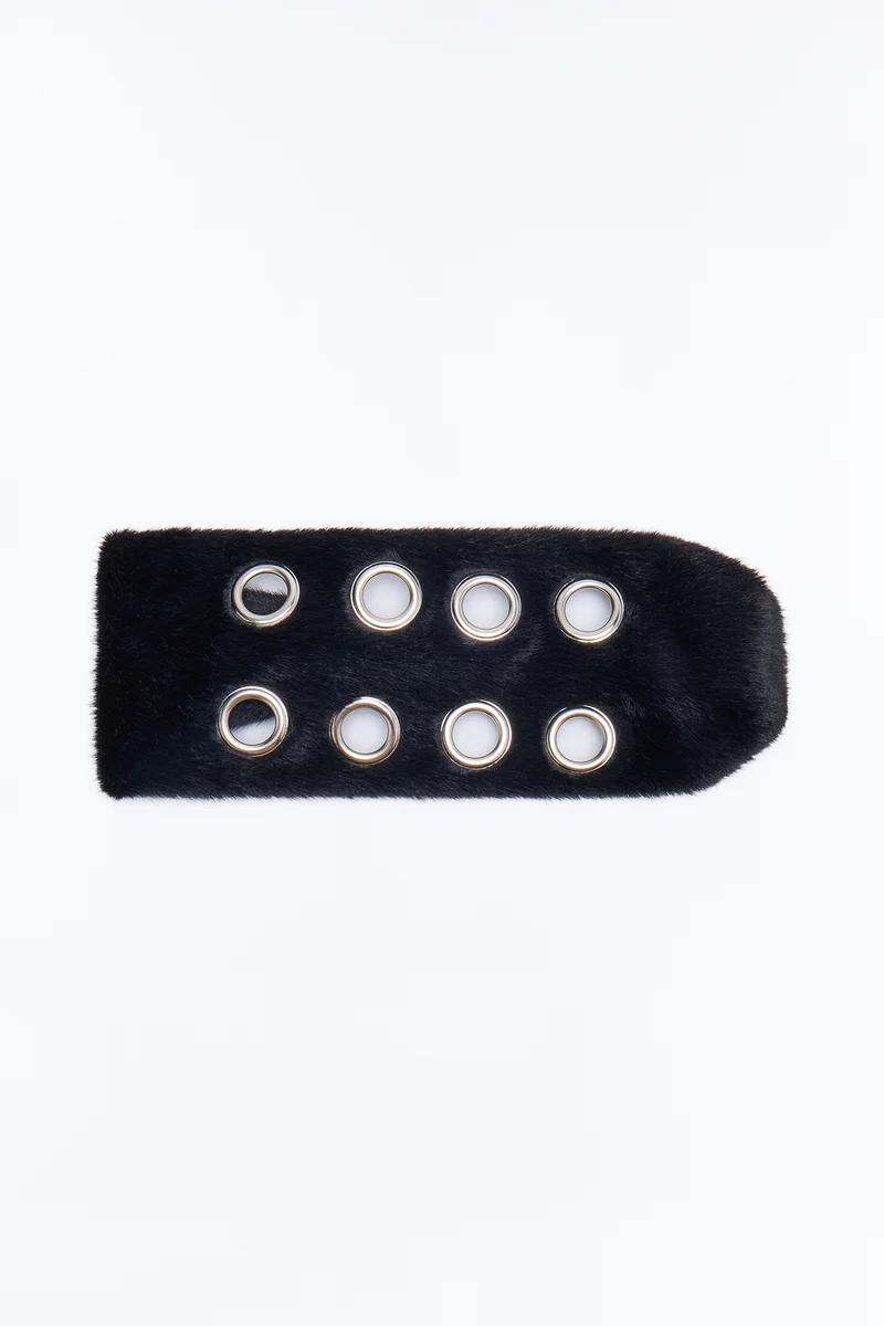 Tough Act To Follow Fuzzy Headband - Black