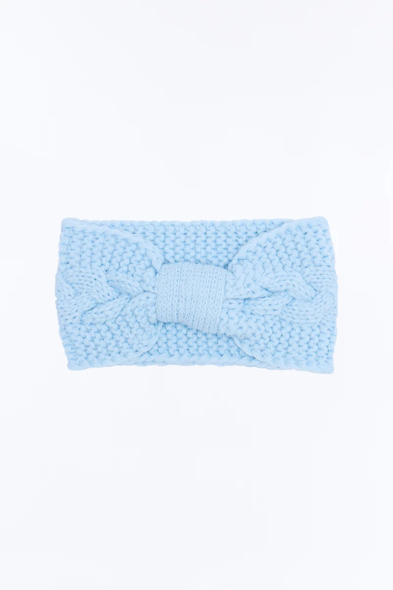Giving Mixed Feelings Headband - Light Blue