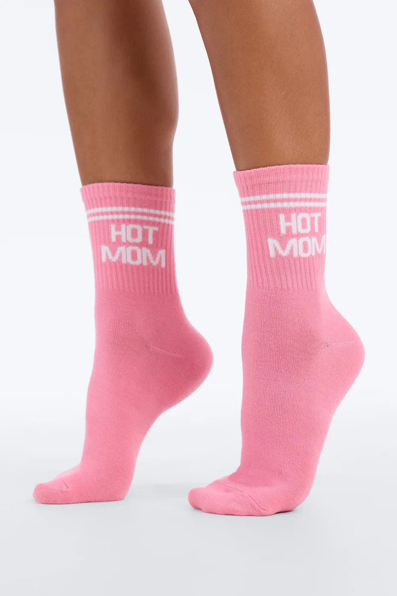 Hot Mom Socks - Pink