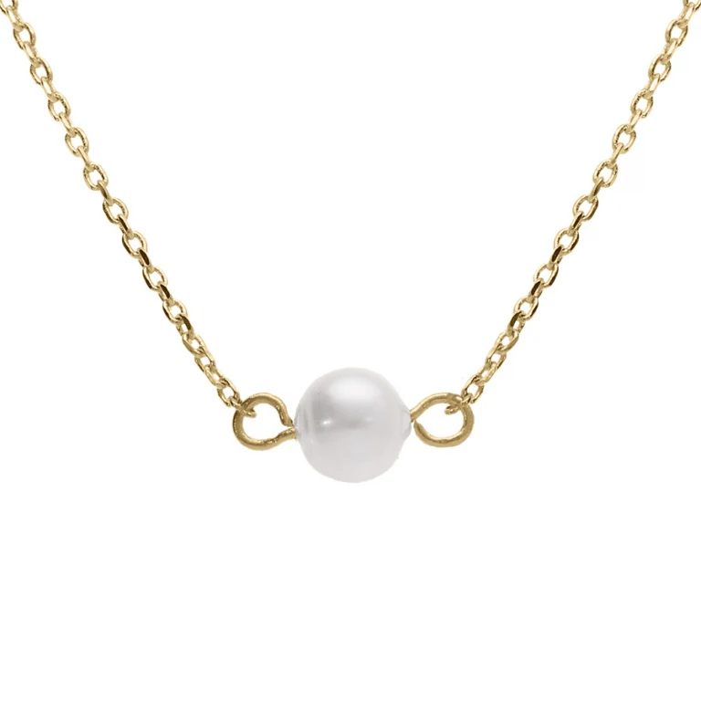 Collier perle de culture d’eau douce – Plaqué or | Azuline