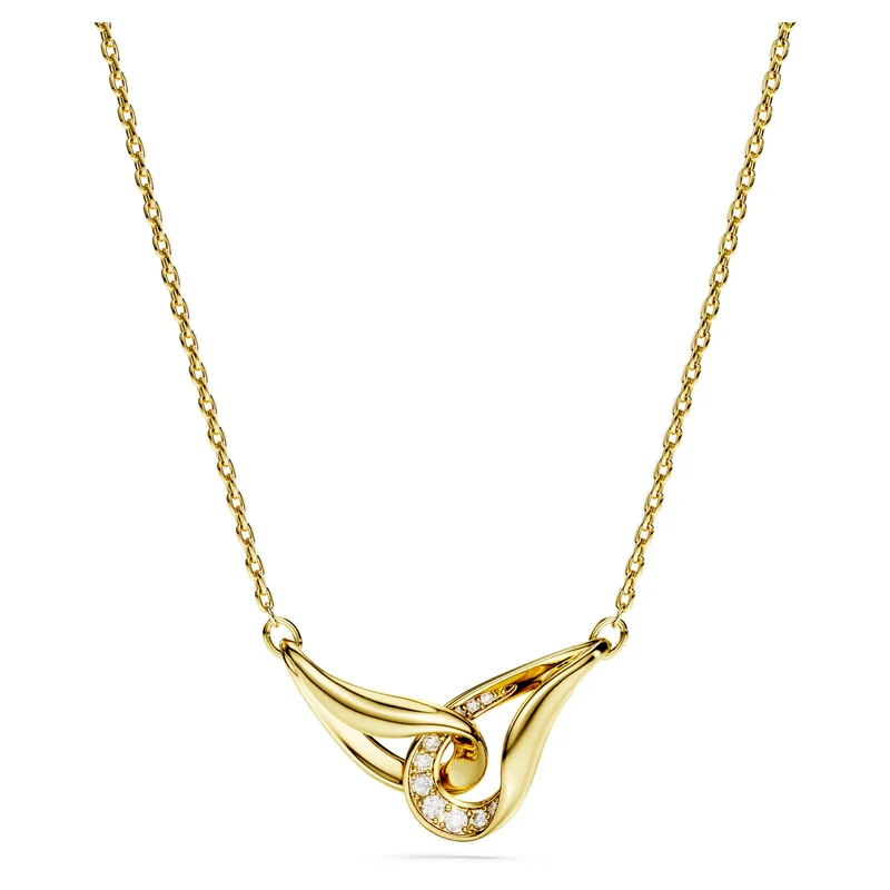 Pendentif Swarovski - Classica - Entrelacé - Argent sterling - Doré à l'or 18 carats