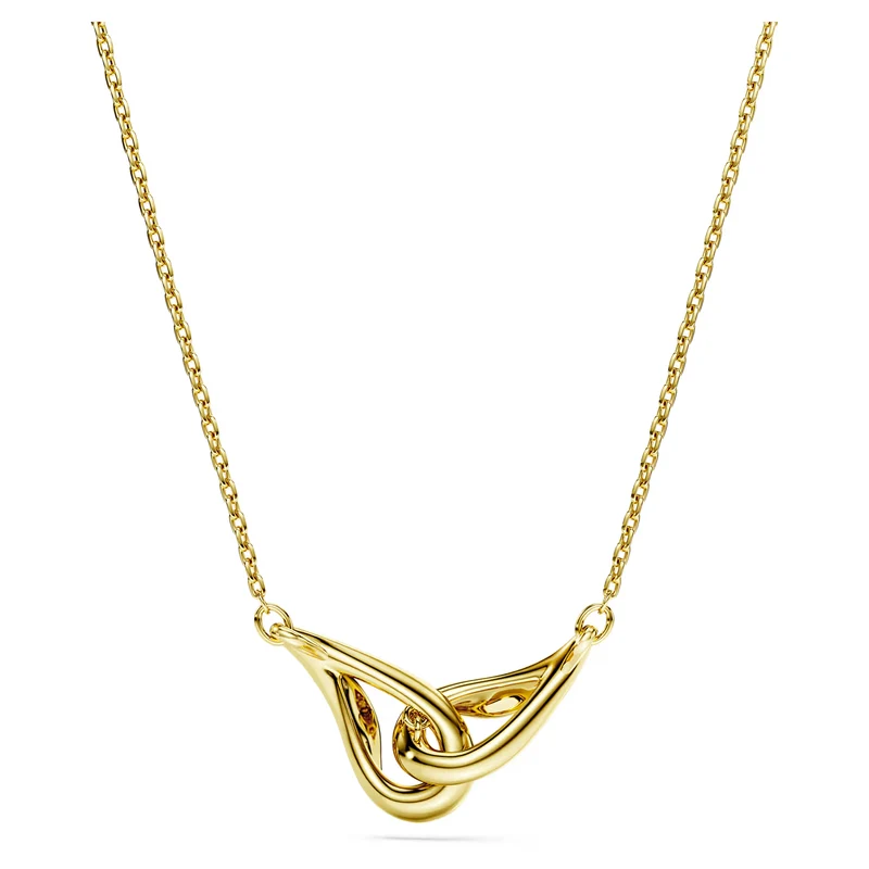 Pendentif Swarovski - Classica - Entrelacé - Argent sterling - Doré à l'or 18 carats
