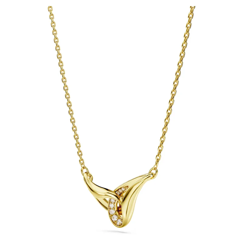 Pendentif Swarovski - Classica - Entrelacé - Argent sterling - Doré à l'or 18 carats