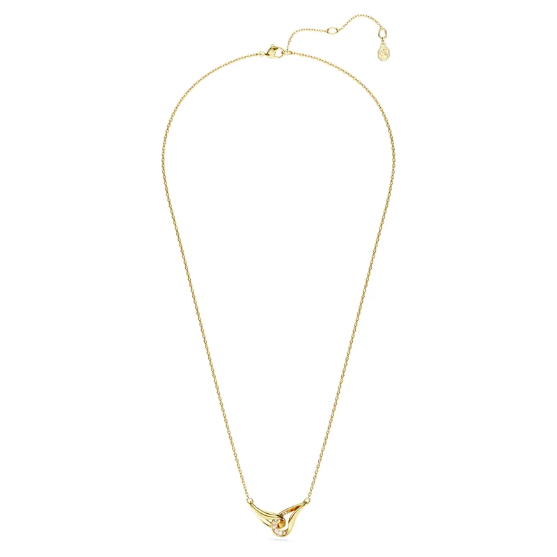 Pendentif Swarovski - Classica - Entrelacé - Argent sterling - Doré à l'or 18 carats