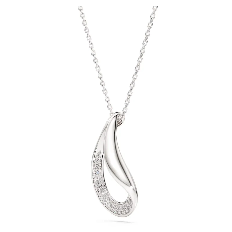 Pendentif Swarovski - Classica - Taille ronde - Long - Argent sterling