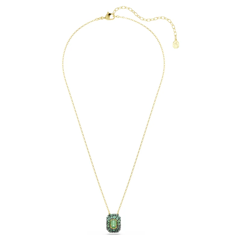 Pendentif Swarovski - Sublima - Taille octogonale - Vert & Doré