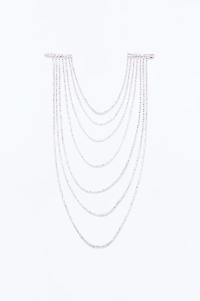 Glam Rush Headpiece - Silver