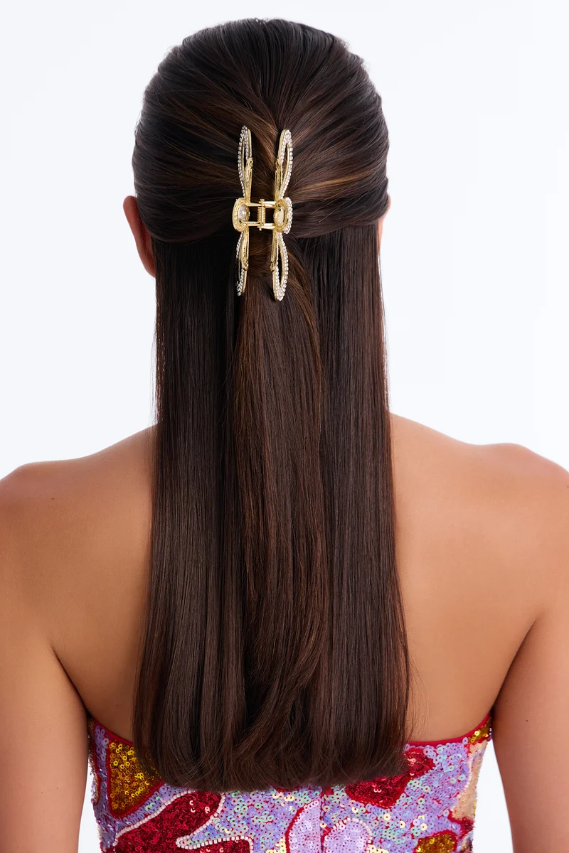 Glamour Girl 2 Piece Claw Clip Set - Ivory