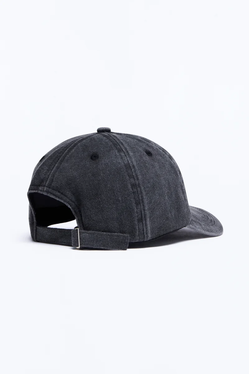 No Hate Denim Baseball Hat - Black