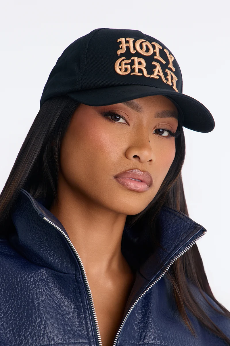 Holy Grail Baseball Hat - Black