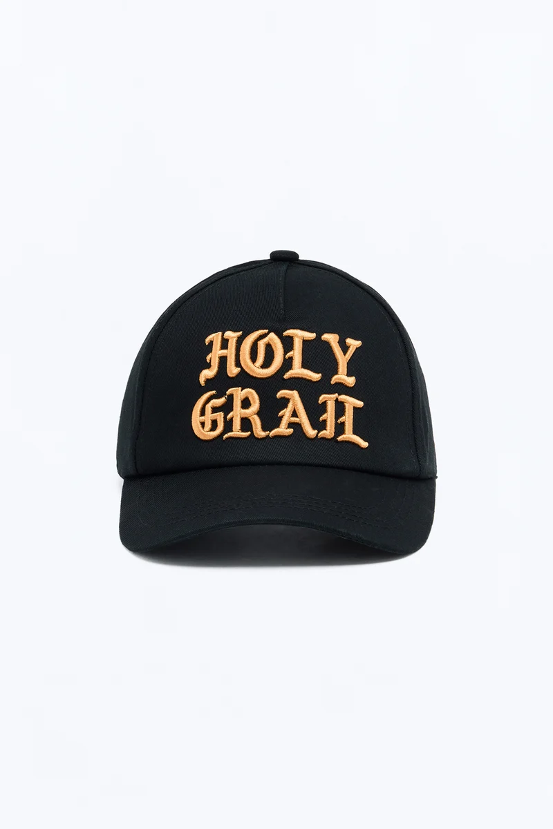 Holy Grail Baseball Hat - Black