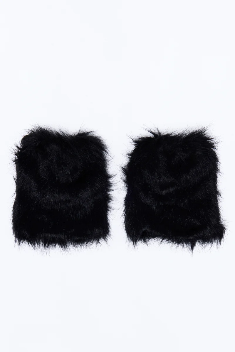 Winter Rave Leg Warmers - Black
