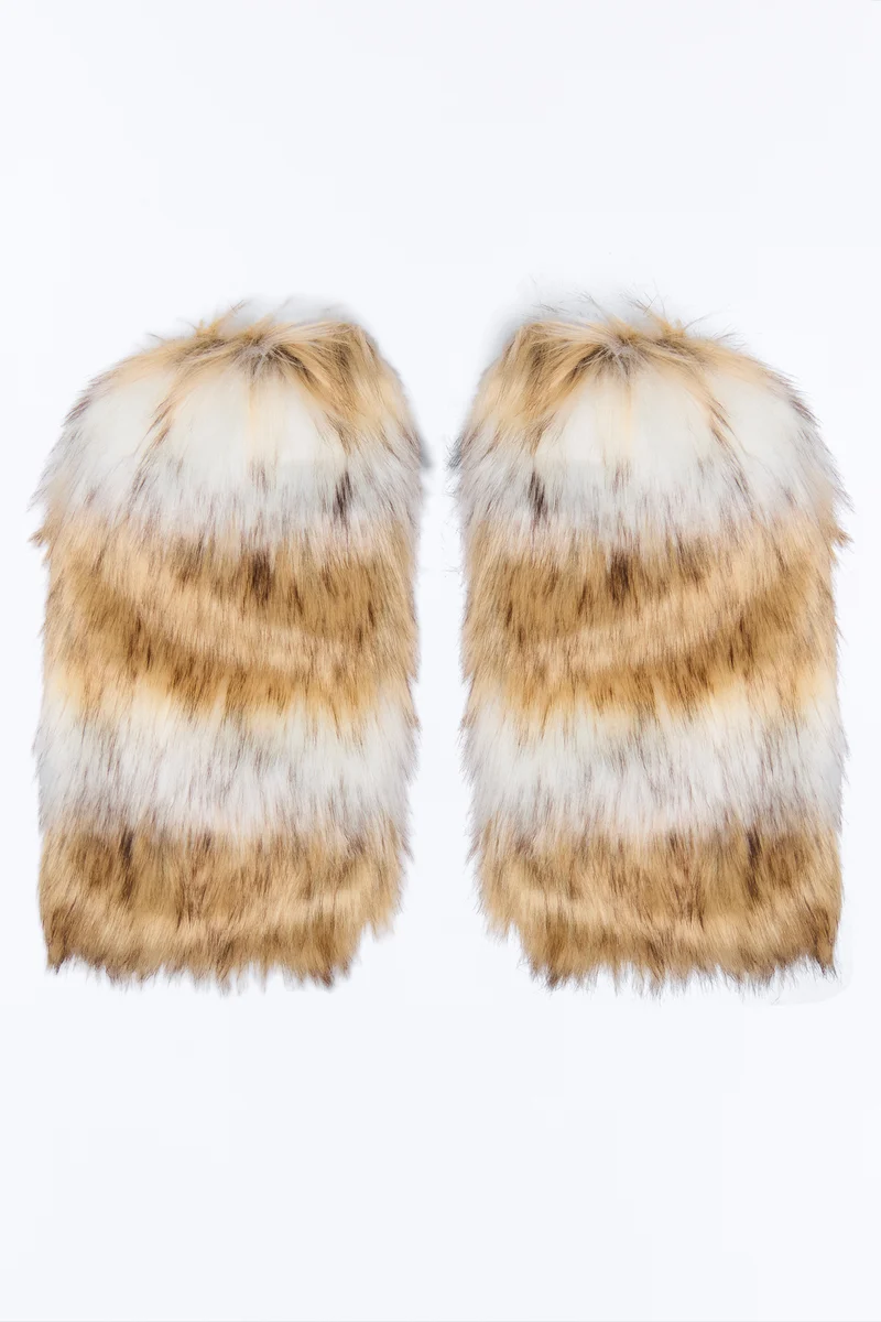 Frost Fox Leg Warmers - Brown/combo