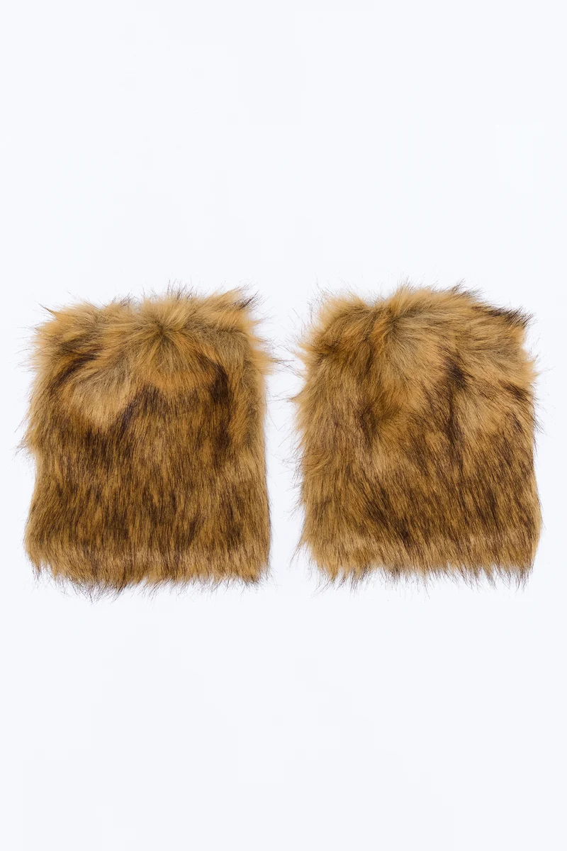Winter Rave Leg Warmers - Brown