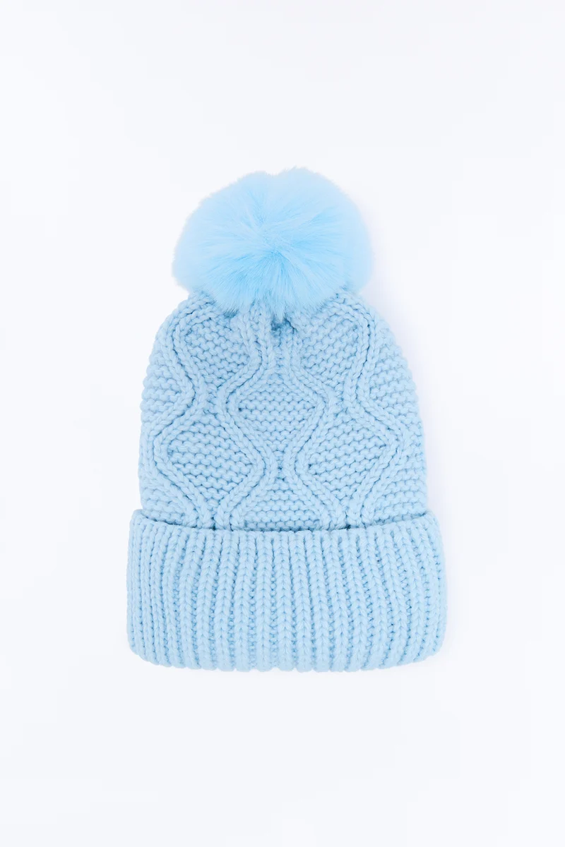 Meet Me For Coffee Beanie - Light Blue