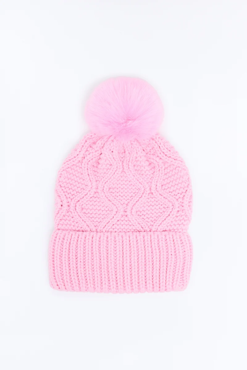 Meet Me For Coffee Beanie - Light Pink