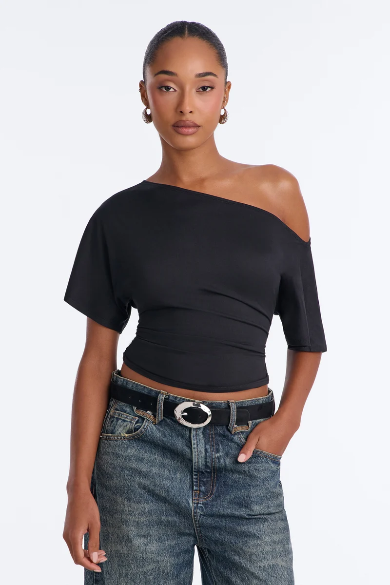 One Day One Night Faux Suede 2 Piece Belt Set - Burgundy/combo