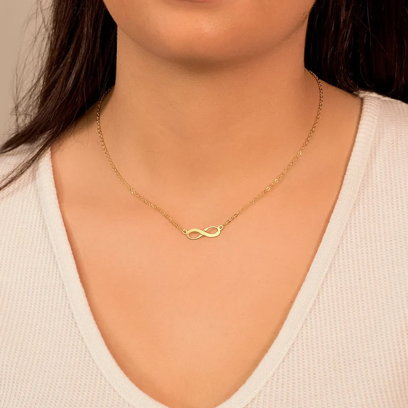 Collier infini – Or jaune 18 carats | Azuline