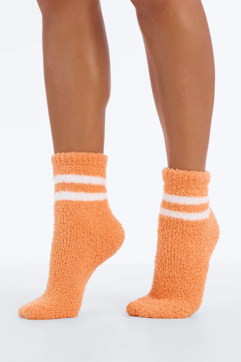 Bones And Pumpkins 3 Pack Cozy Socks - Black/combo