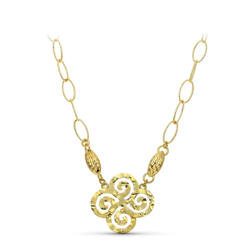 Collier motif triskel or jaune – Or 18 carats | Azuline
