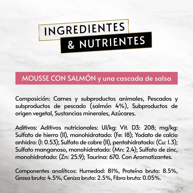 Gourmet Revelations Mousse Salmón y Atún Pack 48X57 g