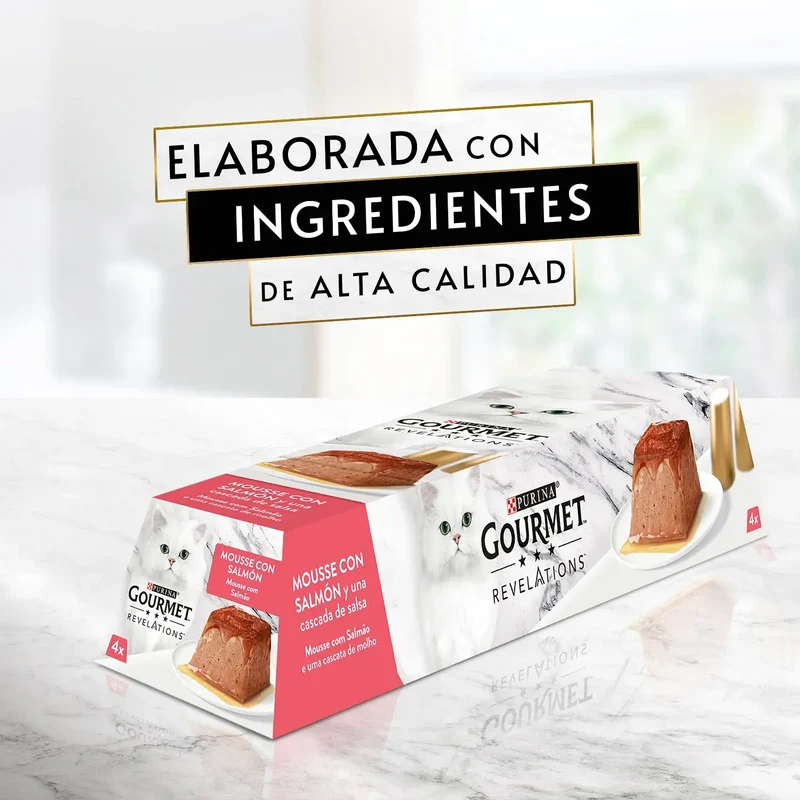 Gourmet Revelations Mousse Salmón y Atún Pack 48X57 g
