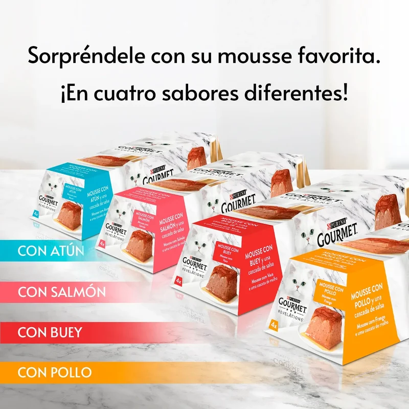 gourmet Revelations Mousse Pollo Pack 4x57 g