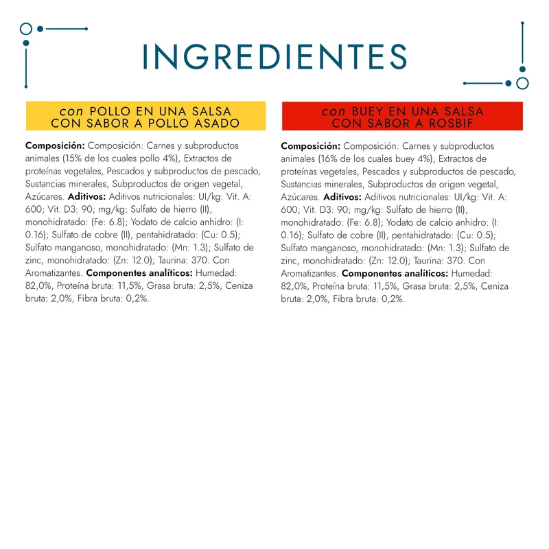 Gourmet Perle Delicias En Salsa Pollo Buey Pack 4x85 g