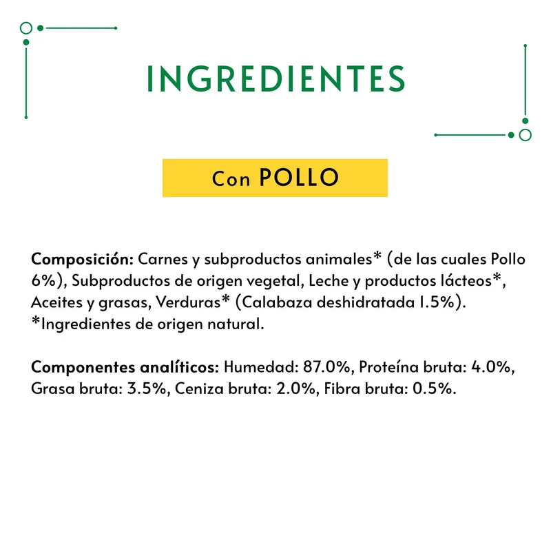 Gourmet Nature'S Creations Pure Pollo y Calabaza 5x10 g