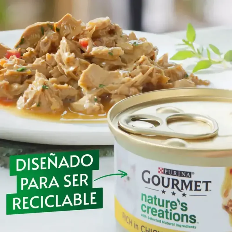 Gourmet Nature'S Creations Pollo y Pavo Pack 4X85 g