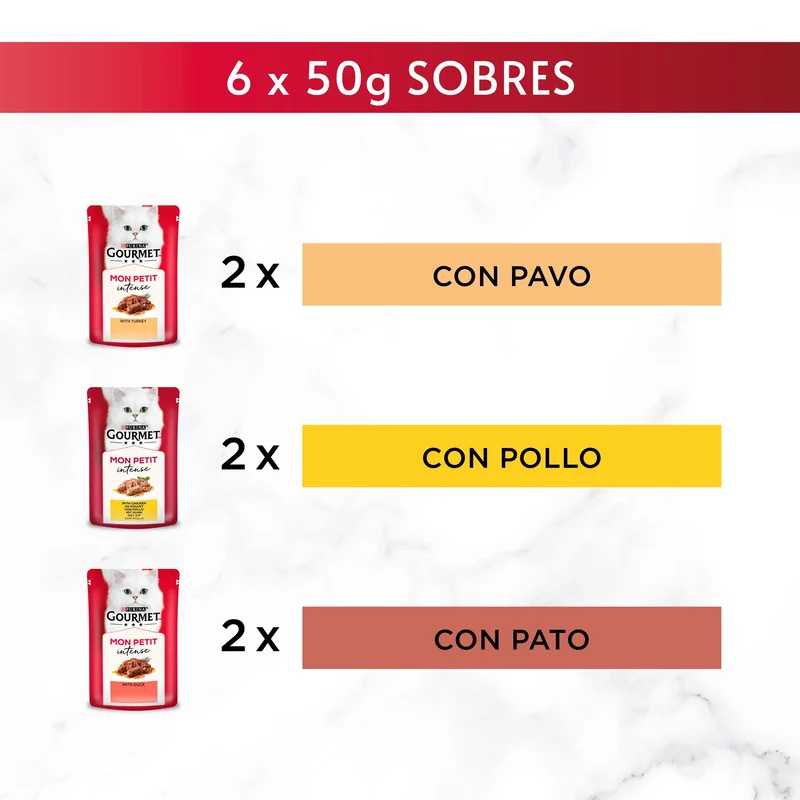 Gourmet Mon Petit Aves Pack 6X50 g