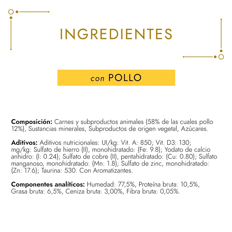 Gourmet Gold Mousse Pollo 85 g