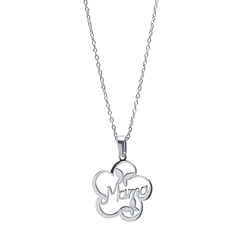 Collar Mamá Mariposas de Plata 925 Personalizado