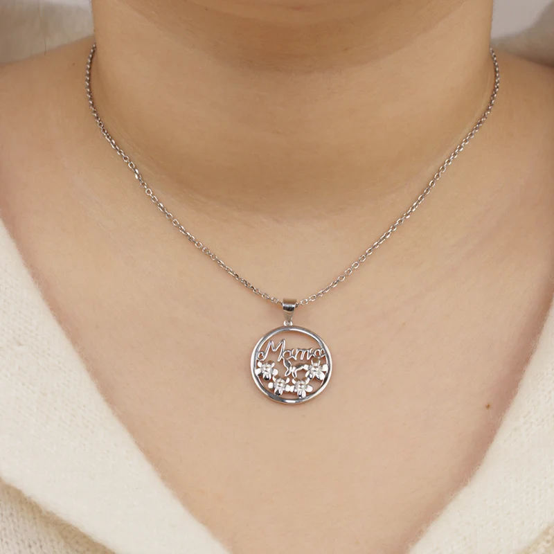 Collar Mamá de Plata 925 Personalizado