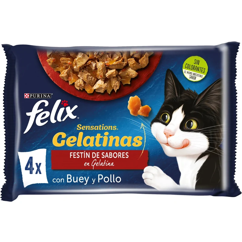 Felix Sensations Surtido Pack 4x85 g