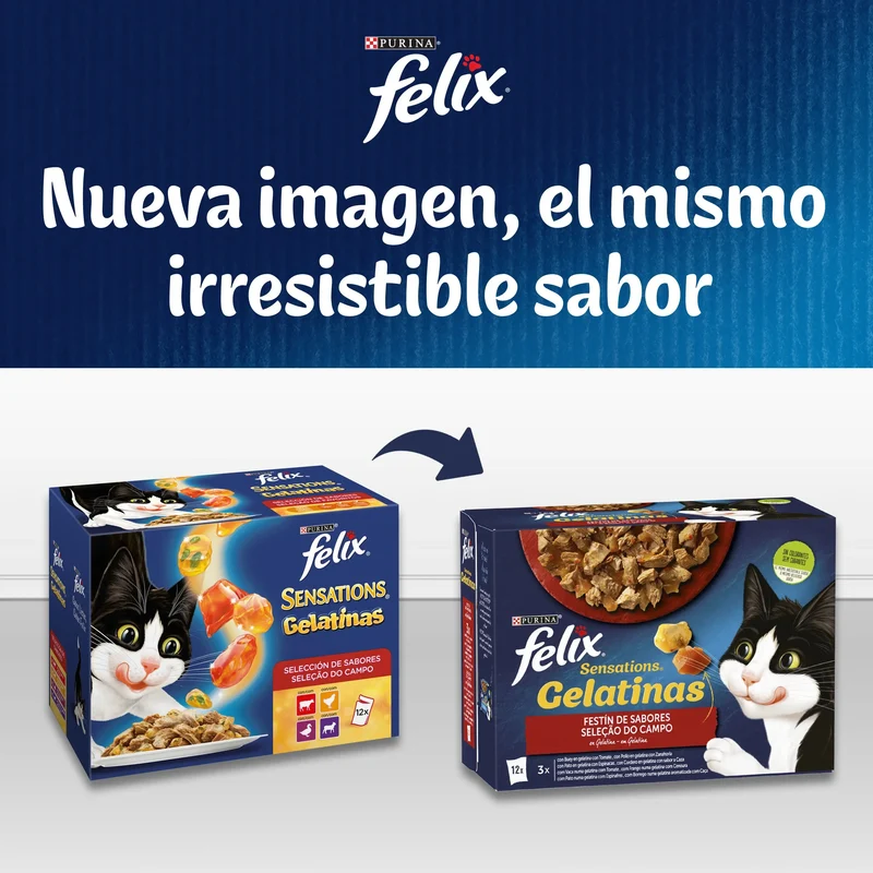 Felix Sensations Selección Pescado Pack 4X85 g