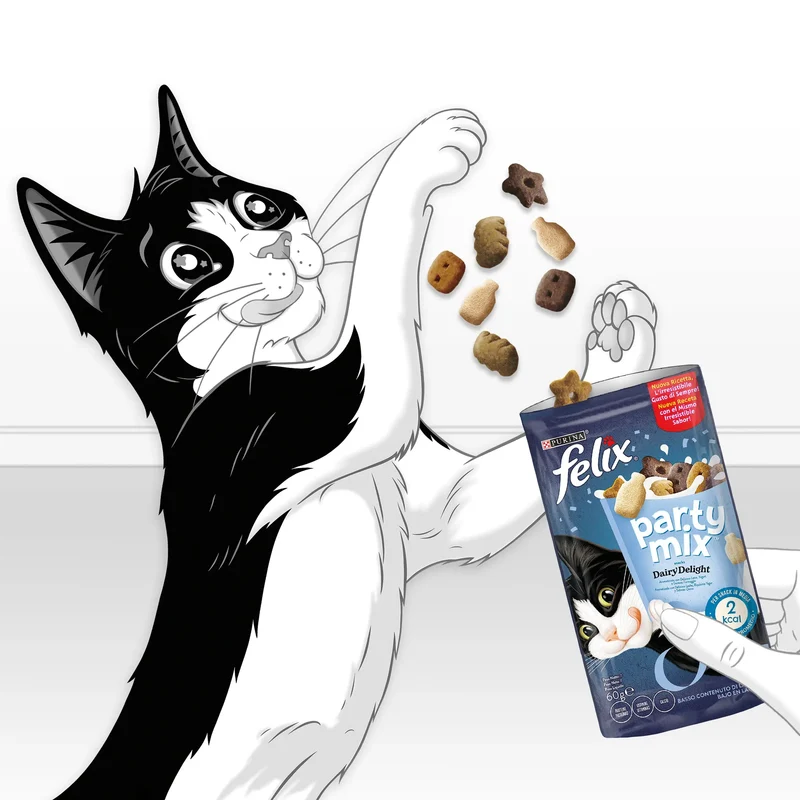 Felix Party Mix Delicias de Leche 60 g