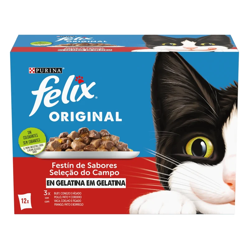 Felix Original Selección Carnes Pack 12X85 g