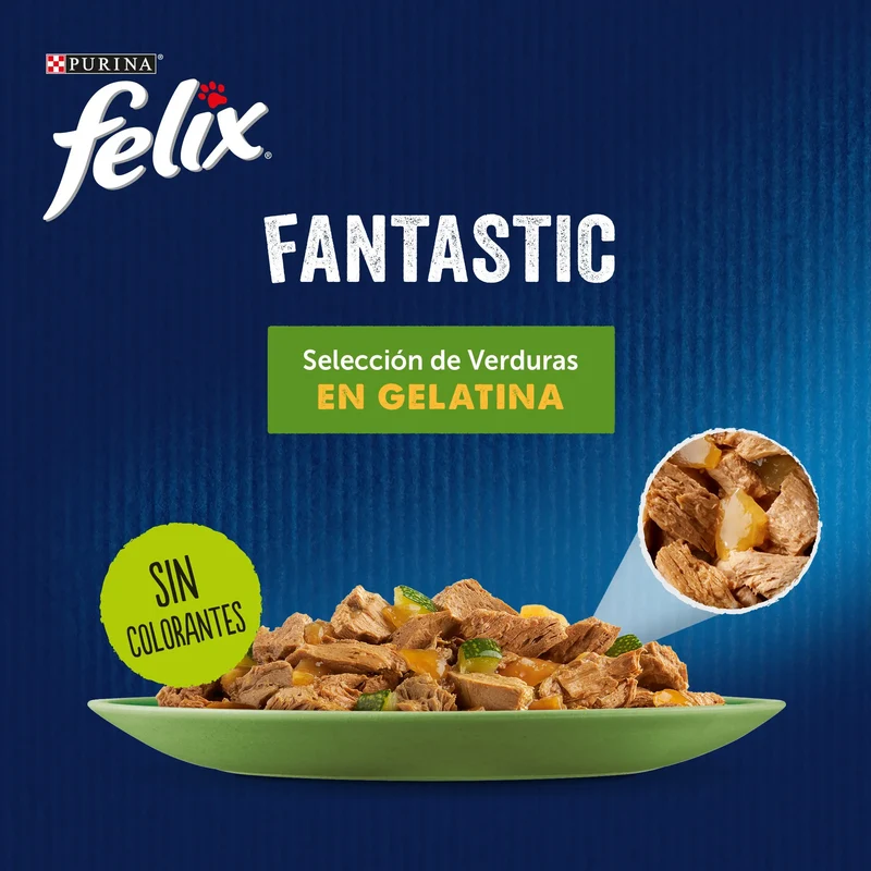 Felix Fantastic Surtido Verduras Pack 4X85 g