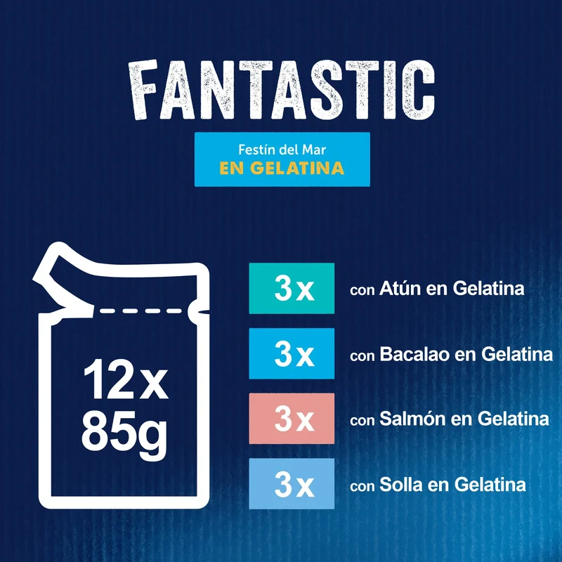 Felix Fantastic Festin Del Mar Pack 12X85 g